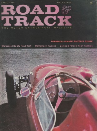 ROAD & TRACK 1960 APR - LOLA RACING, JUNIOR FORMULA